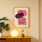 Rose Balance – Abstract Wall Art Frame (AB44)