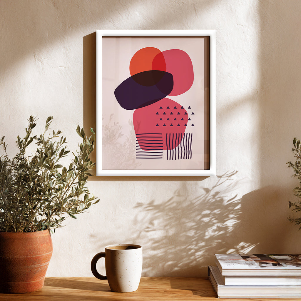 Rose Balance – Abstract Wall Art Frame (AB44)