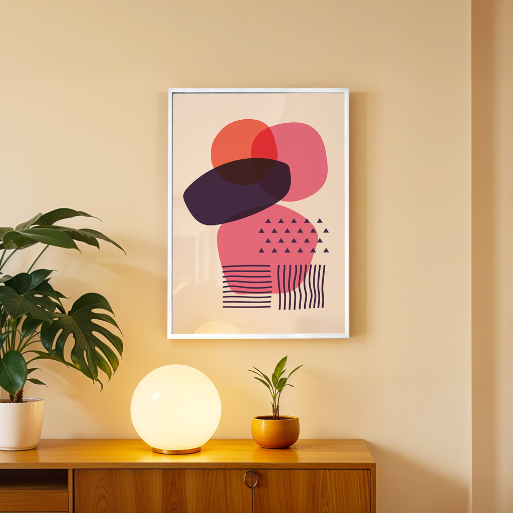 Rose Balance – Abstract Wall Art Frame (AB44)