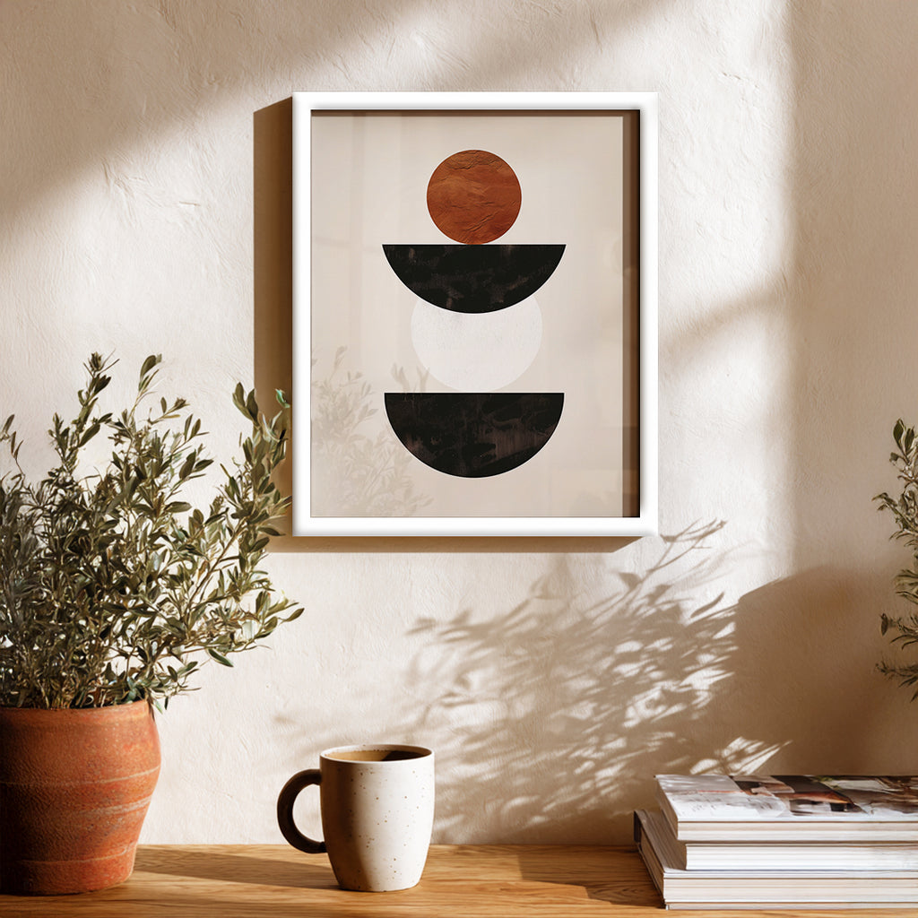 Stacked Balance – Abstract Wall Art Frame (AB46)