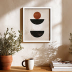 Stacked Balance – Abstract Wall Art Frame (AB46)