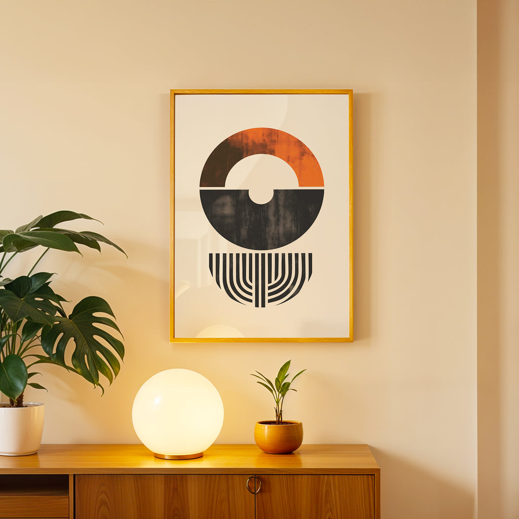 Timeless Symbol Abstract Art Frame (AB47)