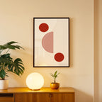 Clean Lines & Circles Abstract Wall Decor (AB49)
