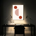 Clean Lines & Circles Abstract Wall Decor (AB49)