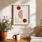 Clean Lines & Circles Abstract Wall Decor (AB49)