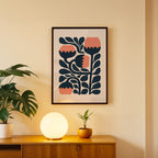 Timeless Floral Abstract Art Frame (AB5)