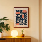 Timeless Floral Abstract Art Frame (AB5)