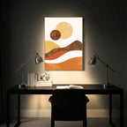 Earth Wave Abstract Wall Art (AB50)