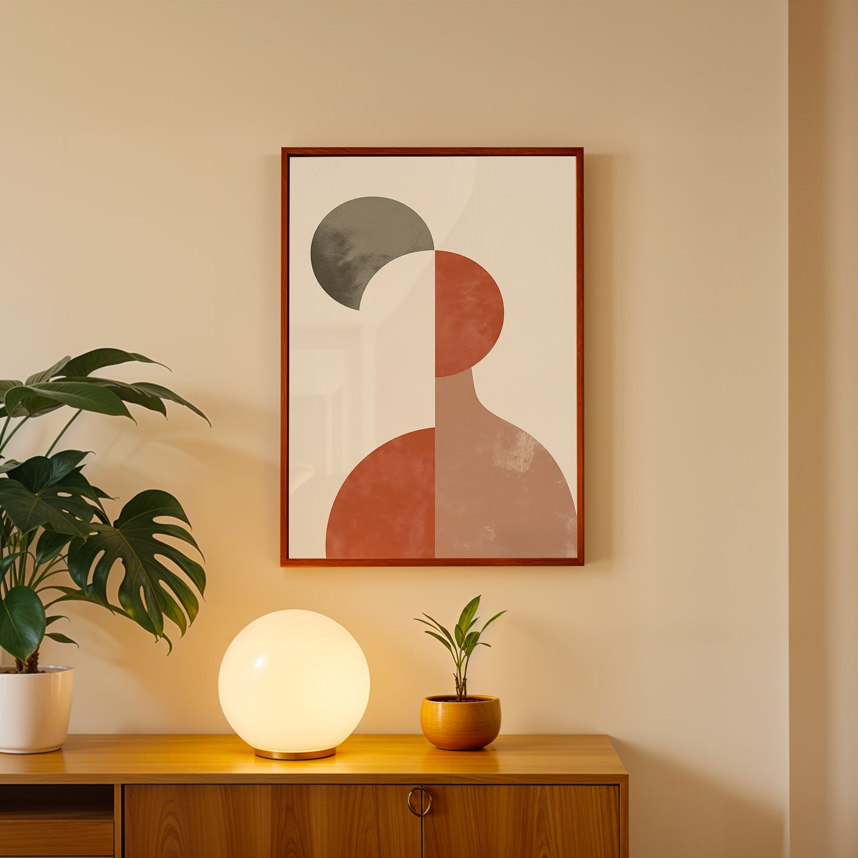 Minimal Face – Contemporary Wall Frame (AB51)