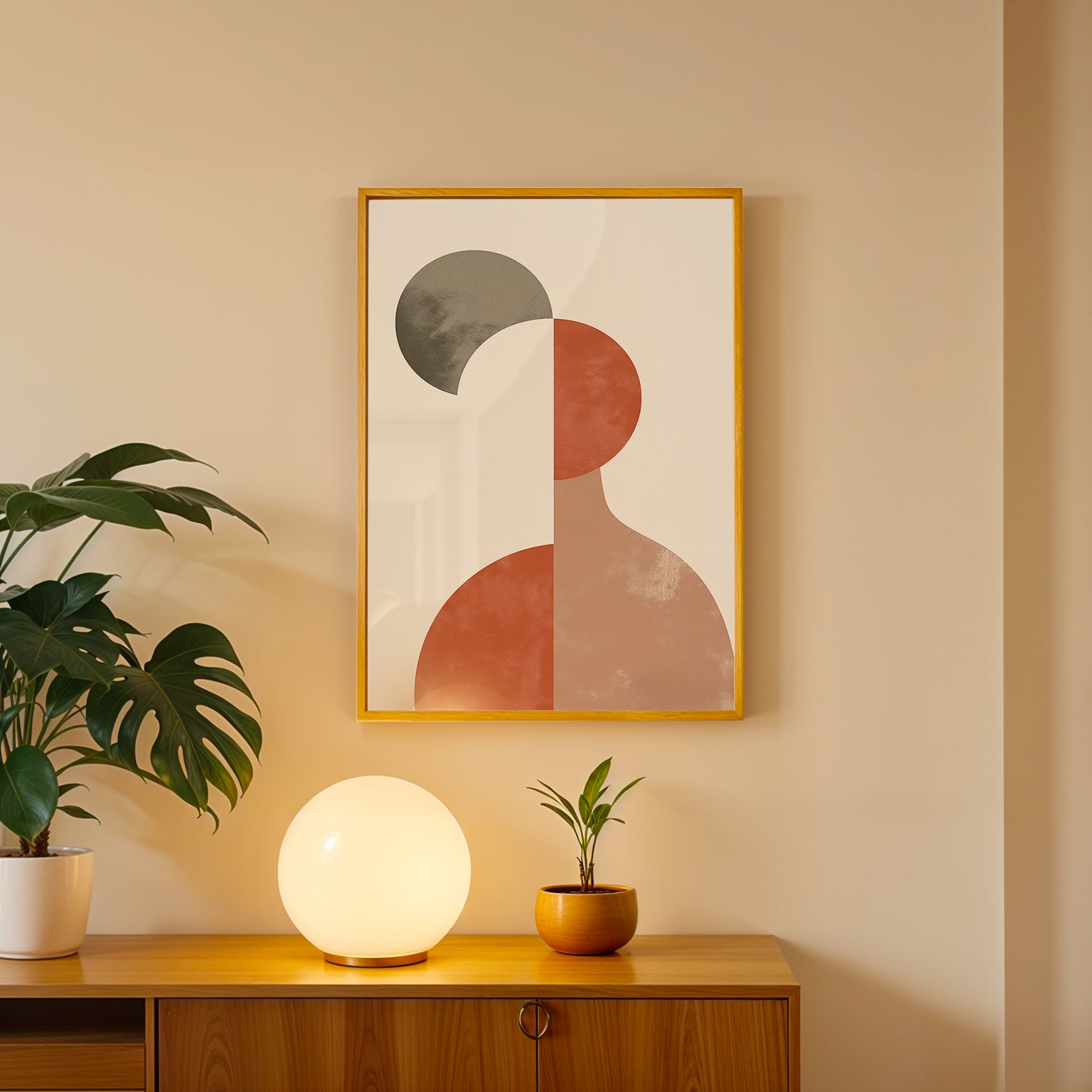 Minimal Face – Contemporary Wall Frame (AB51)