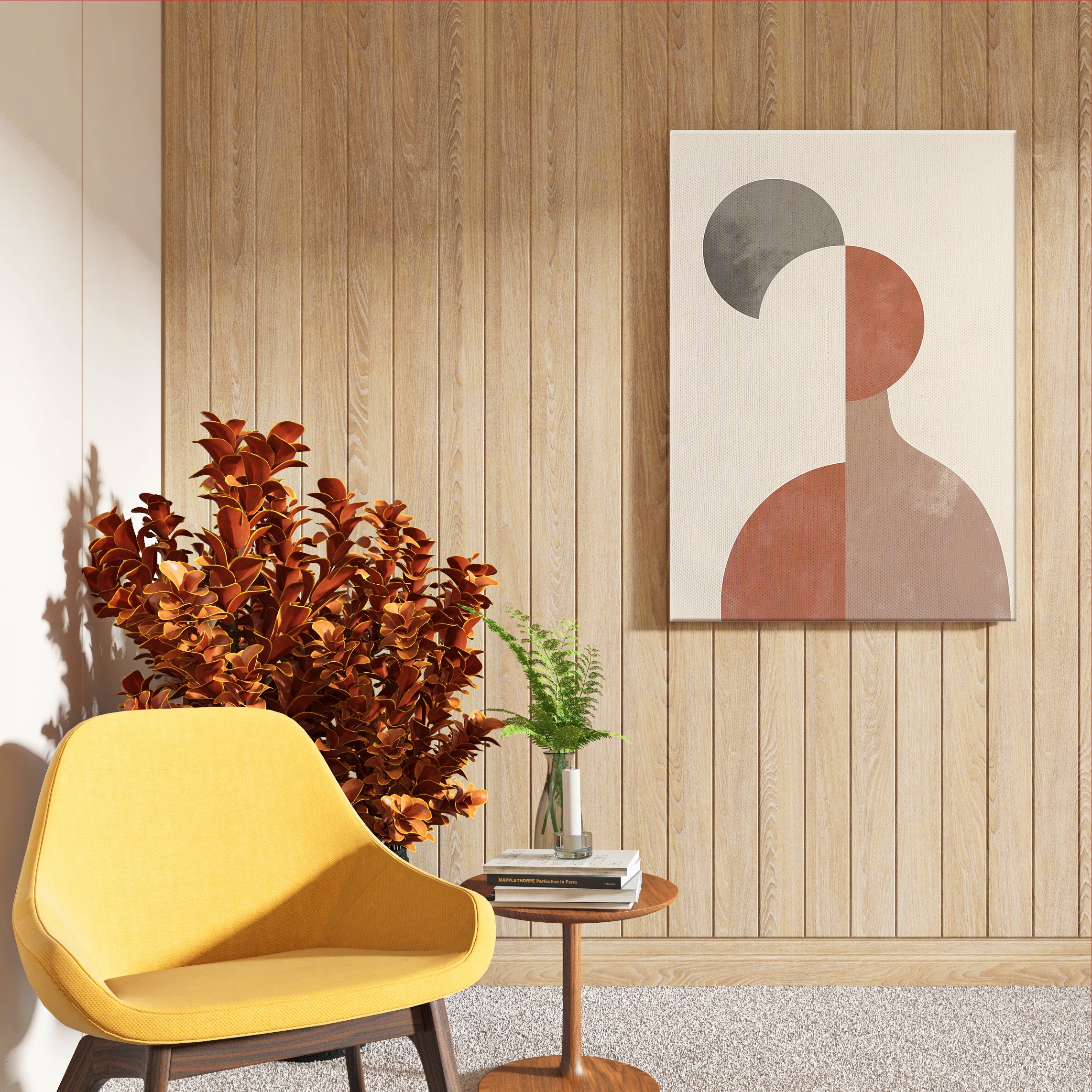 Minimal Face – Contemporary Wall Frame (AB51)