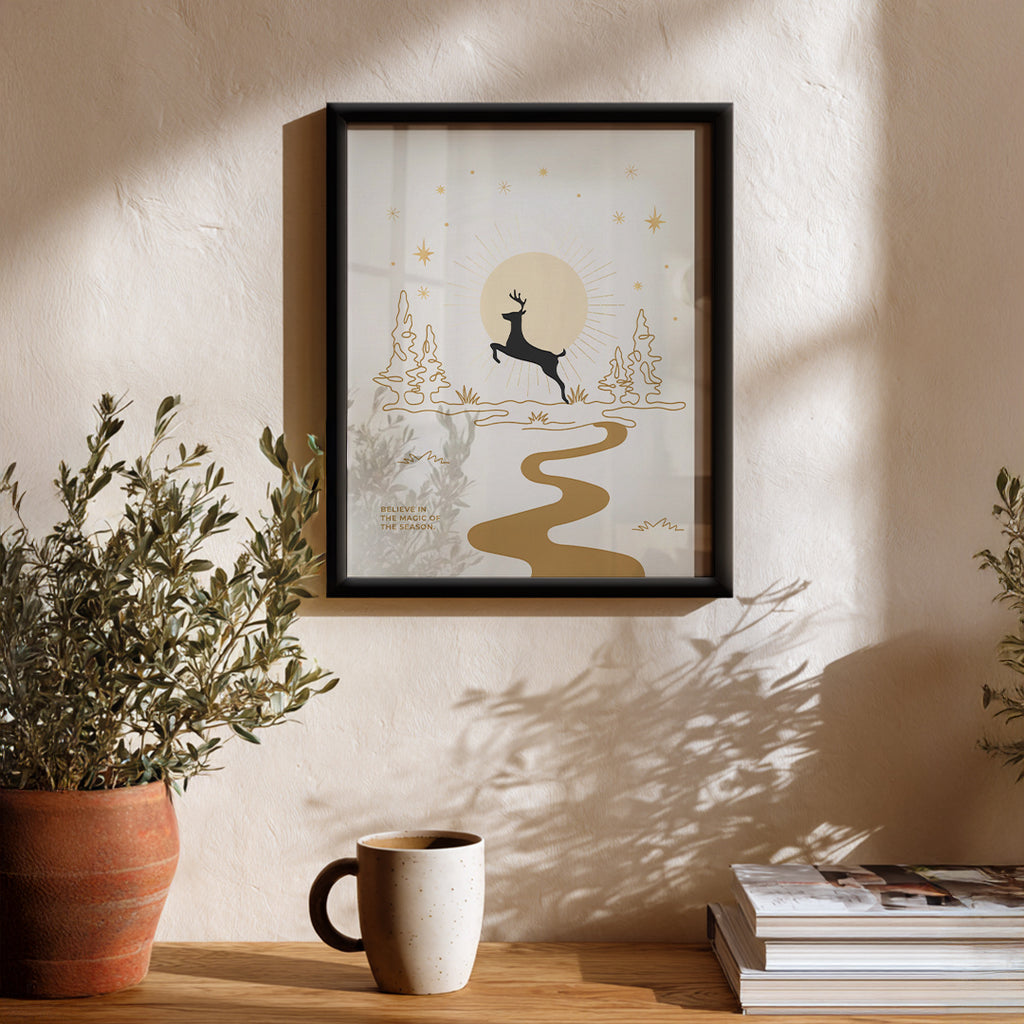 Modern Zen Landscape Wall Art Frame (AB55)