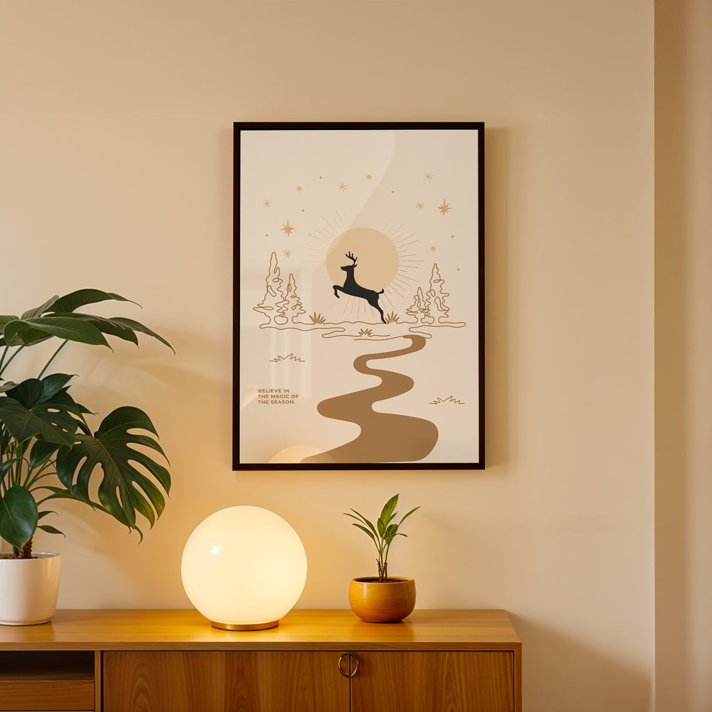 Modern Zen Landscape Wall Art Frame (AB55)