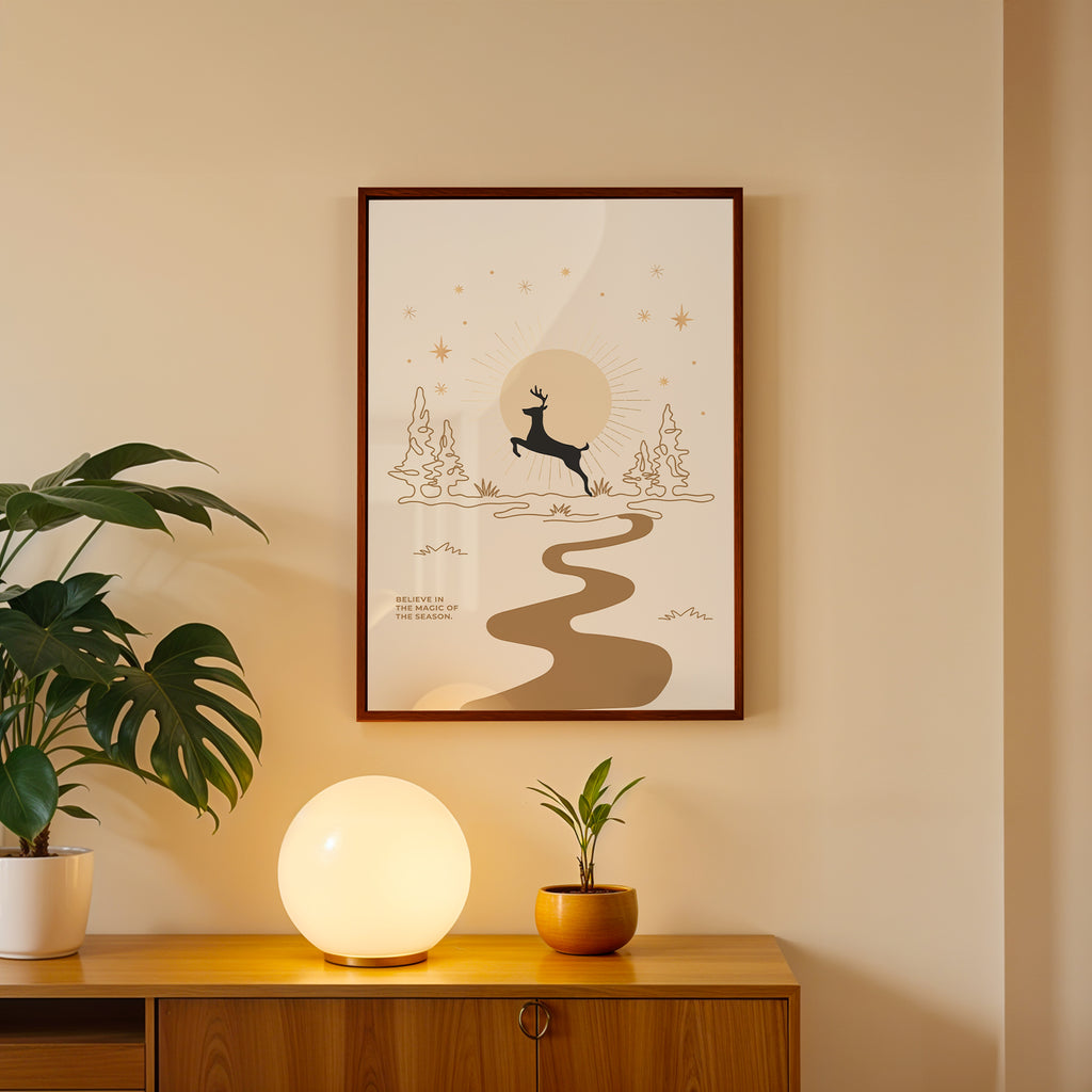 Modern Zen Landscape Wall Art Frame (AB55)