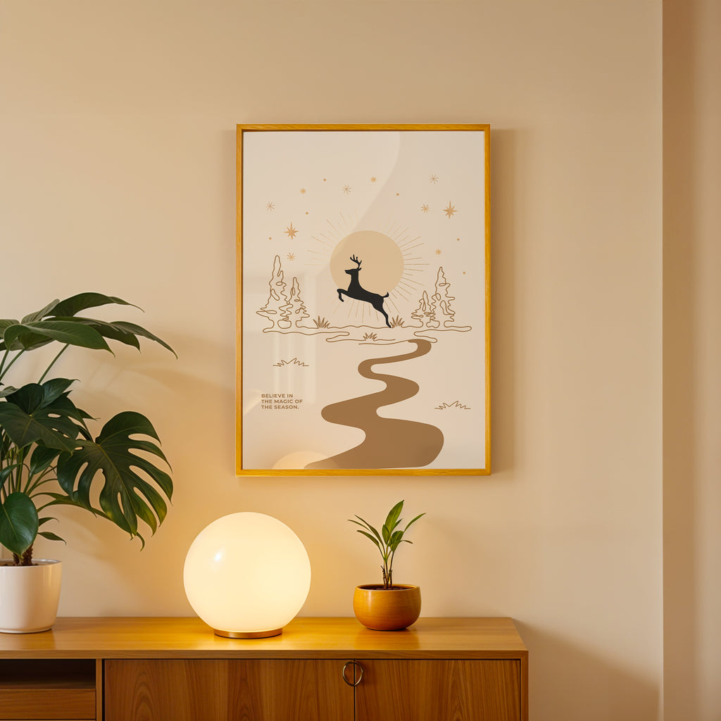 Modern Zen Landscape Wall Art Frame (AB55)