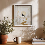 Modern Zen Landscape Wall Art Frame (AB55)