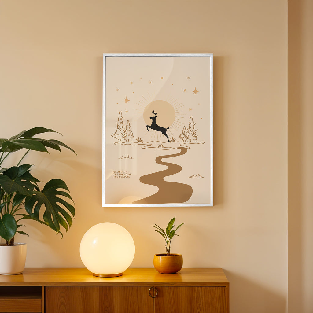 Modern Zen Landscape Wall Art Frame (AB55)
