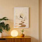 Modern Zen Landscape Wall Art Frame (AB55)