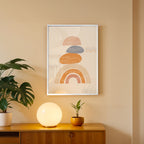Pastel Layers Abstract Wall Art (AB56)
