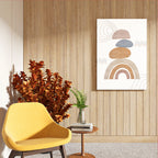 Pastel Layers Abstract Wall Art (AB56)
