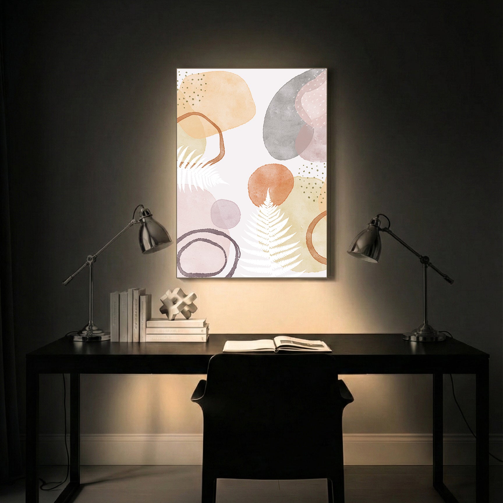 Gentle Forms Abstract Wall Decor (AB57)