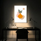 Soft Tropical Abstract Art Frame (AB6)