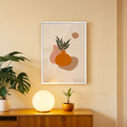 Soft Tropical Abstract Art Frame (AB6)