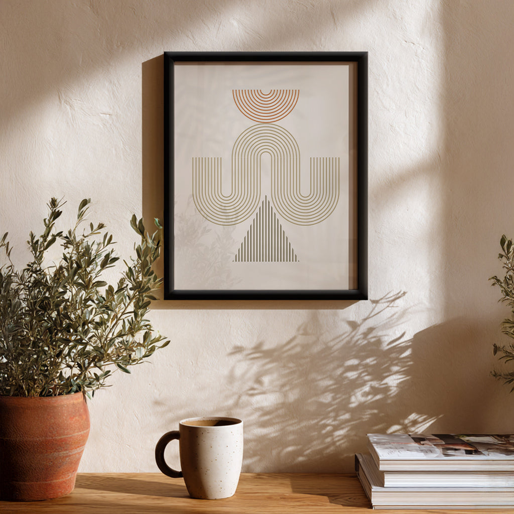 Modern Sacred Form Wall Art Frame (AB61)