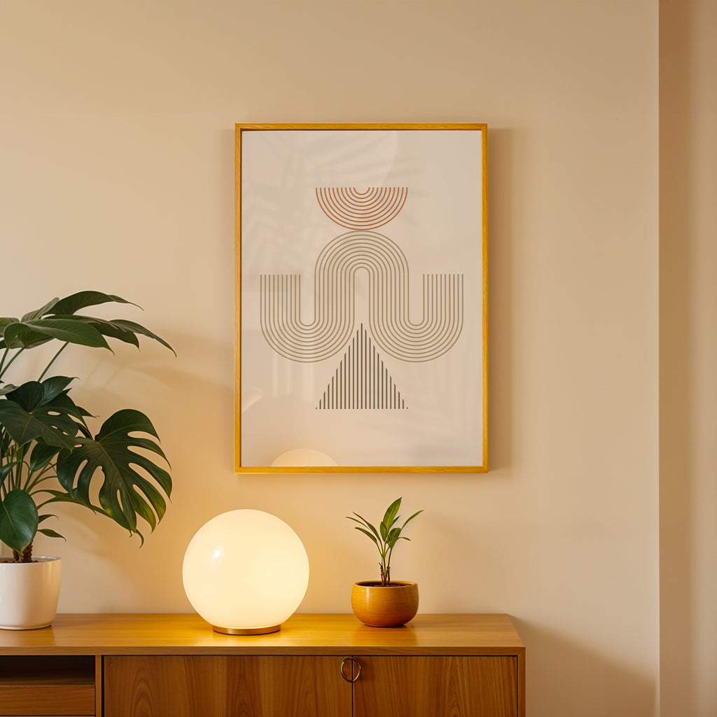 Modern Sacred Form Wall Art Frame (AB61)