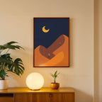 Midnight Horizon Abstract Wall Ar (AB64)