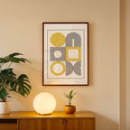 Timeless Shapes Abstract Art Frame (AB65)