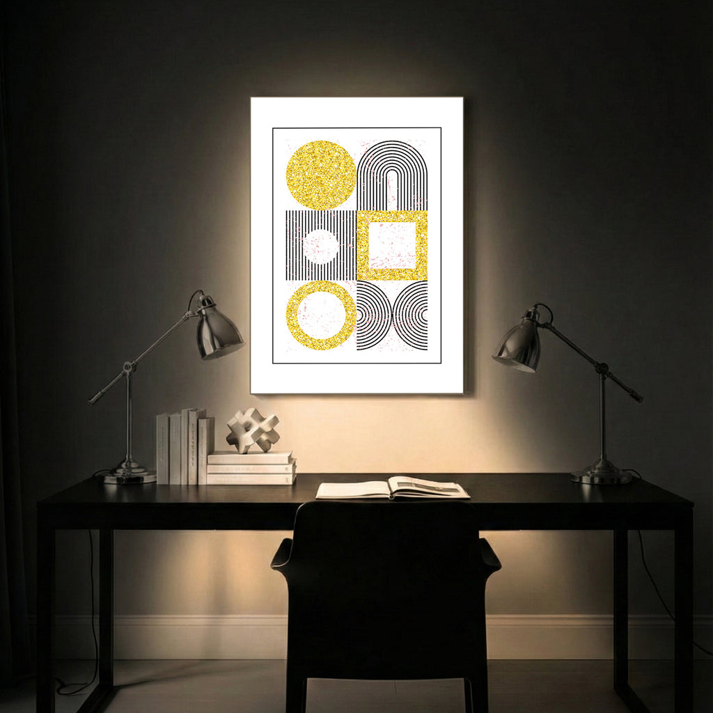 Timeless Shapes Abstract Art Frame (AB65)
