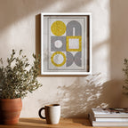 Timeless Shapes Abstract Art Frame (AB65)