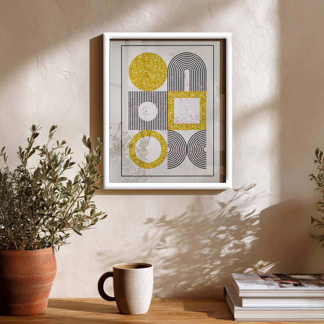 Timeless Shapes Abstract Art Frame (AB65)