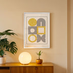 Timeless Shapes Abstract Art Frame (AB65)