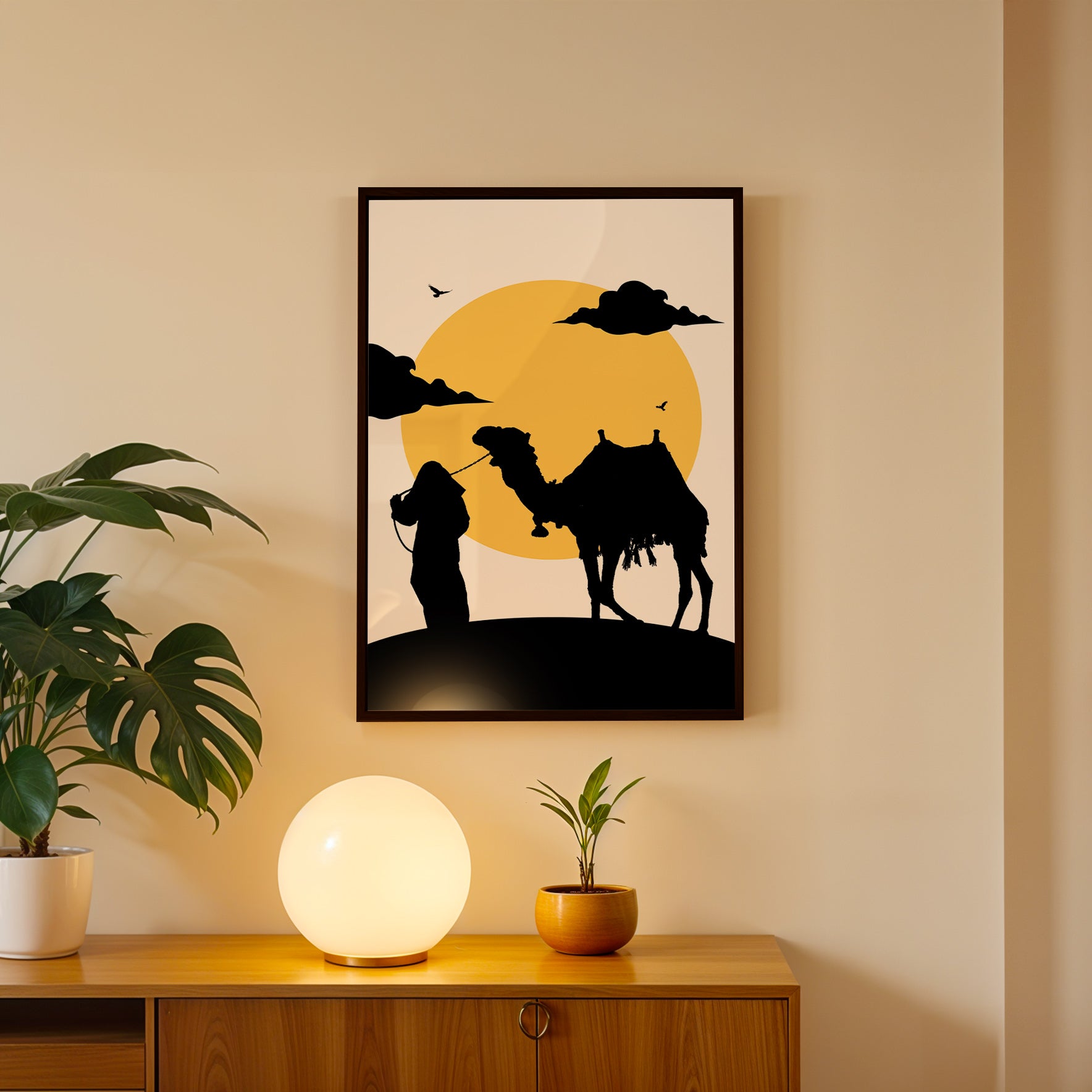 Modern Desert Tale Wall Art Frame (AB66)