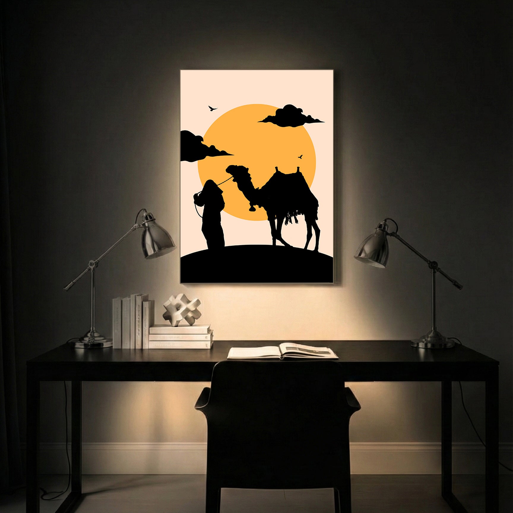 Modern Desert Tale Wall Art Frame (AB66)