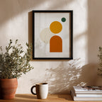Modern Figure Balance – Abstract Wall Art Frame (AB70)