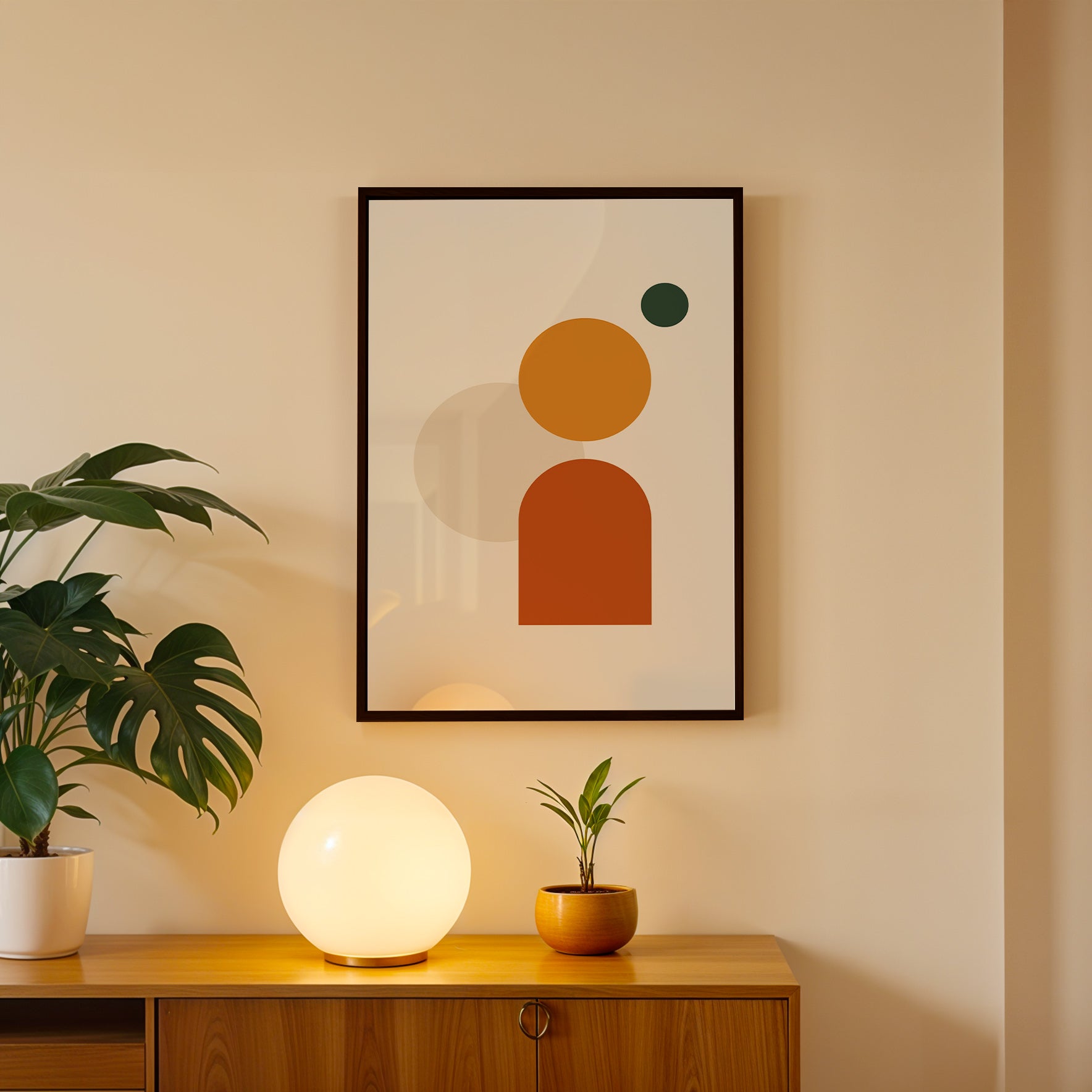 Modern Figure Balance – Abstract Wall Art Frame (AB70)
