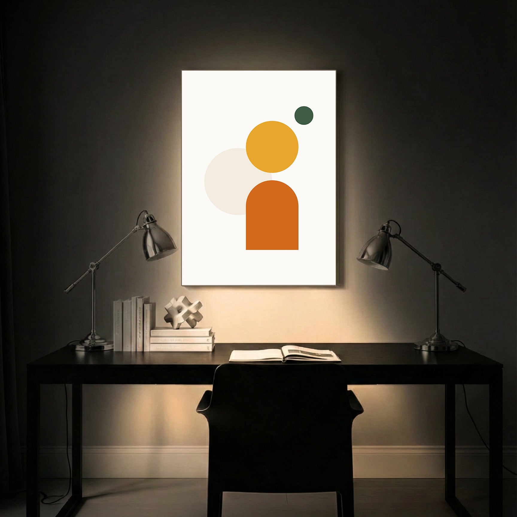 Modern Figure Balance – Abstract Wall Art Frame (AB70)