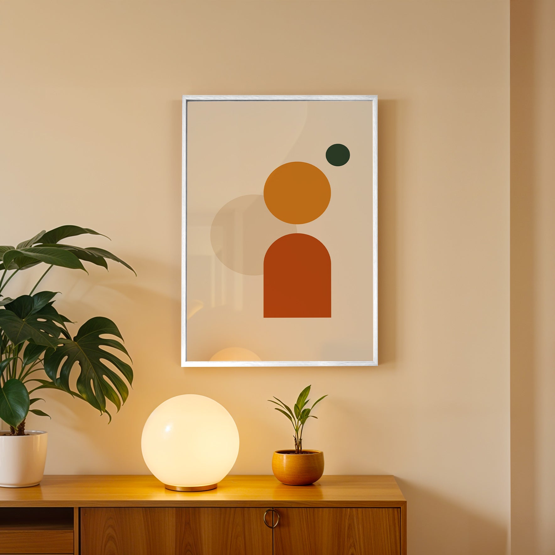 Modern Figure Balance – Abstract Wall Art Frame (AB70)