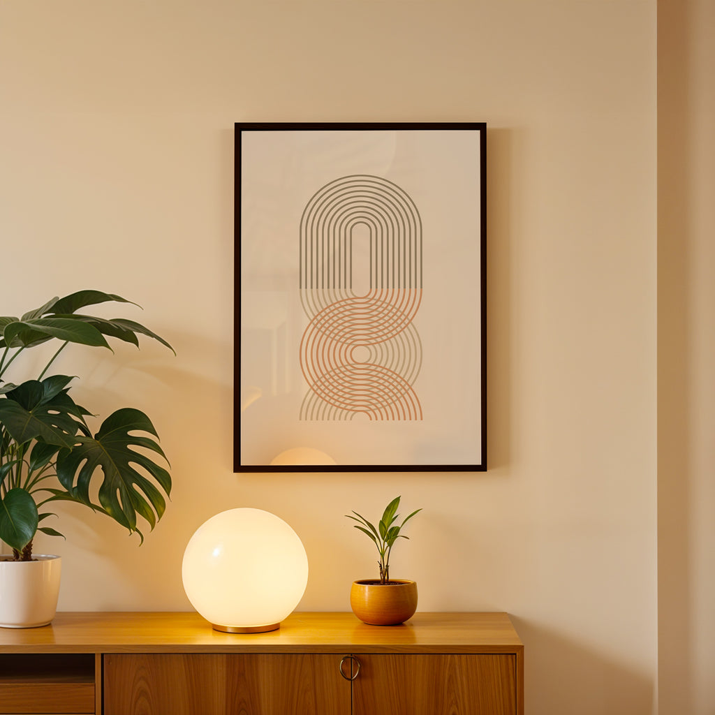 Balanced Arches Abstract Art Frame (AB71)