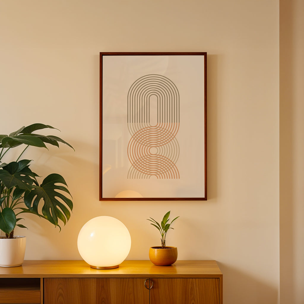 Balanced Arches Abstract Art Frame (AB71)