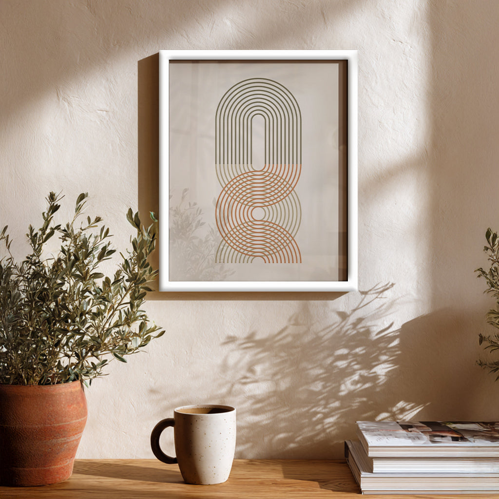 Balanced Arches Abstract Art Frame (AB71)