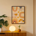 Optimistic Shapes Contemporary Wall Decor (AB73)