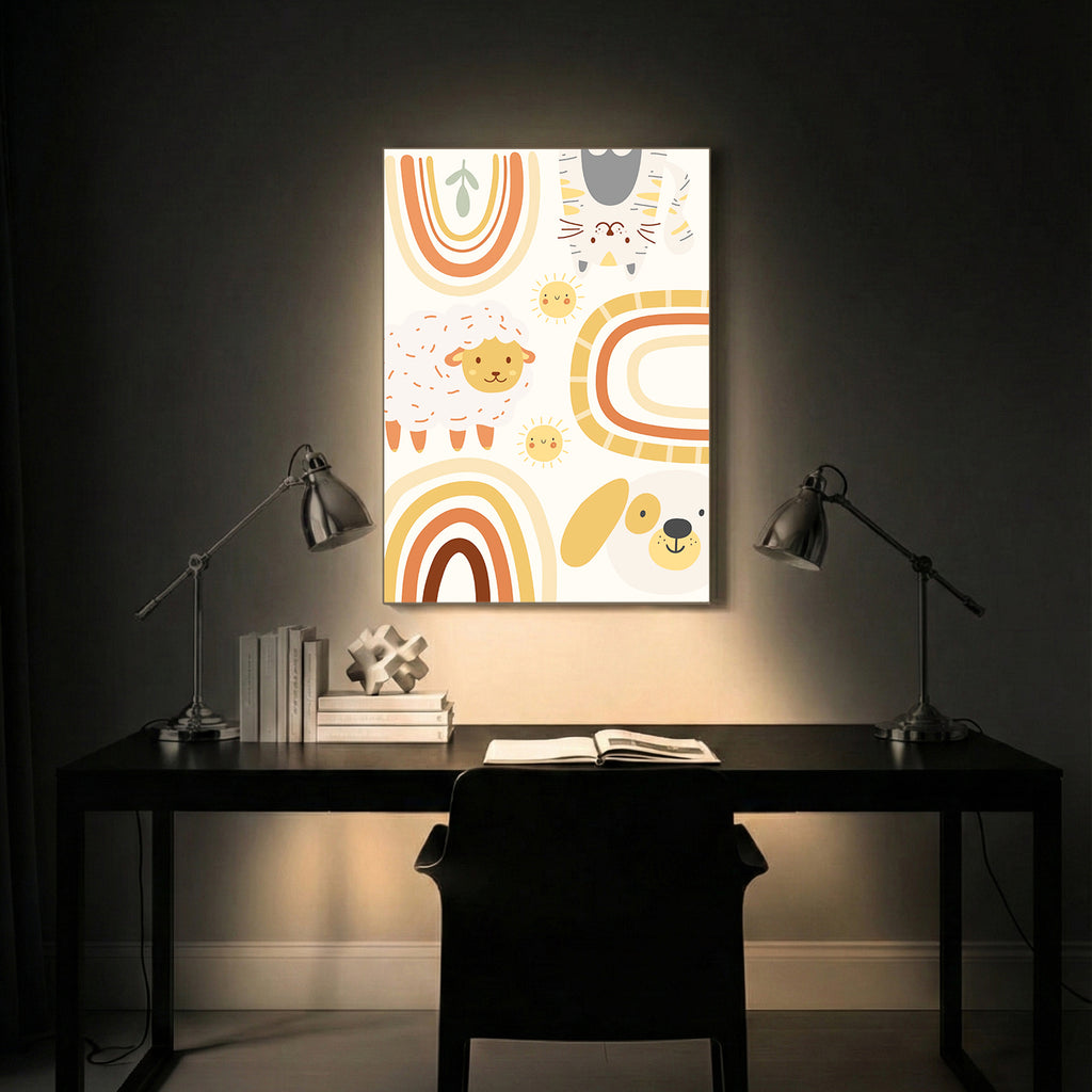 Optimistic Shapes Contemporary Wall Decor (AB73)