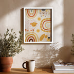 Optimistic Shapes Contemporary Wall Decor (AB73)