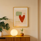 Warm Heart – Abstract Wall Art Frame (AB74)