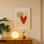Warm Heart – Abstract Wall Art Frame (AB74)