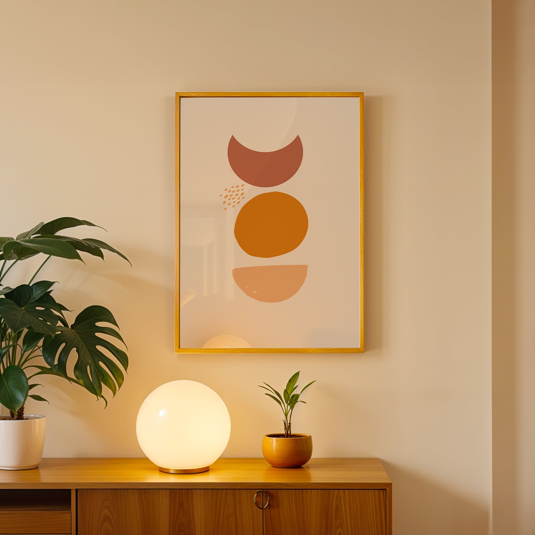 Calm Cosmic Geometry Abstract Wall Decor (AB75)